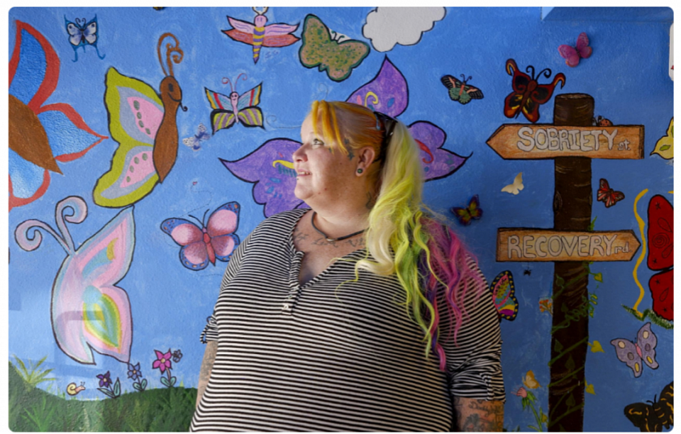 Mural at Crossroads for Women